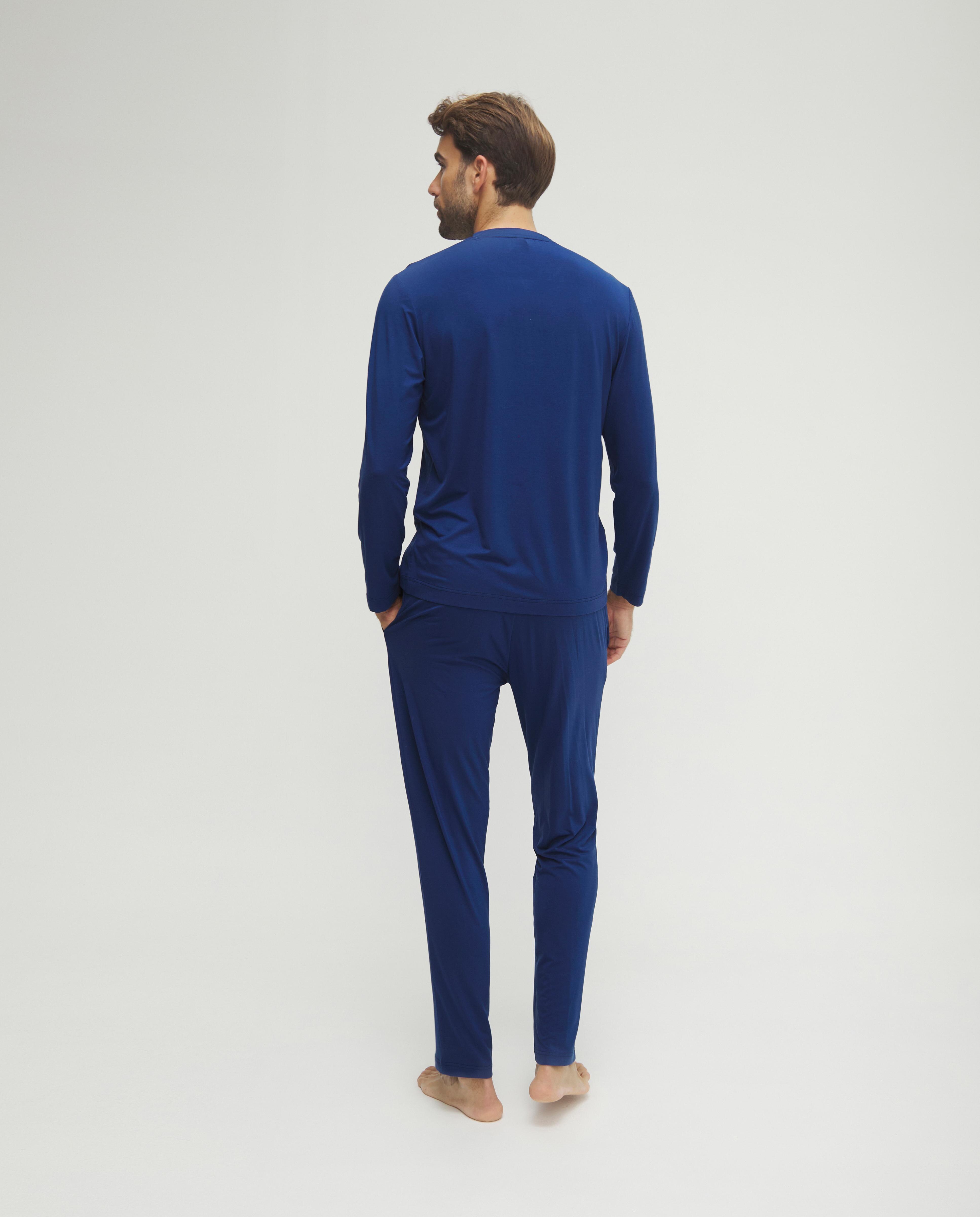 Imagen 2 de Pijama de hombre modal botones - Lohe - Azul marino Azul marino