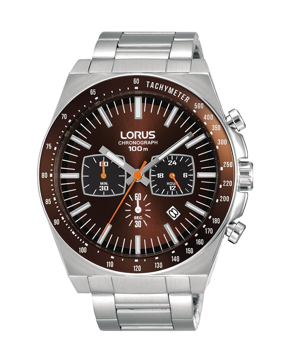 Reloj de hombre Sport man RT349GX9 de acero y correa plateada Plata-1