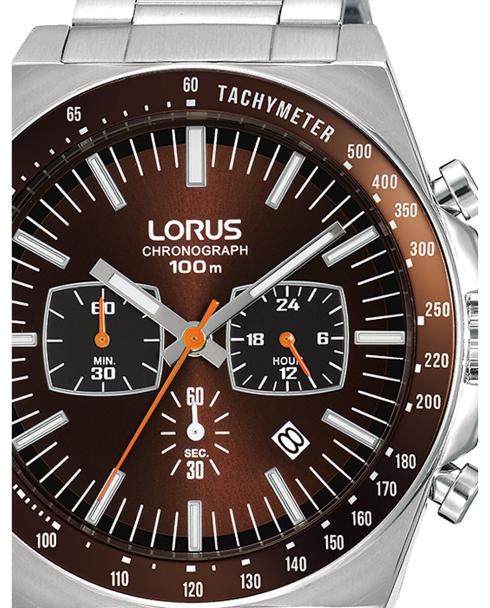 Reloj de hombre Sport man RT349GX9 de acero y correa plateada Plata-2