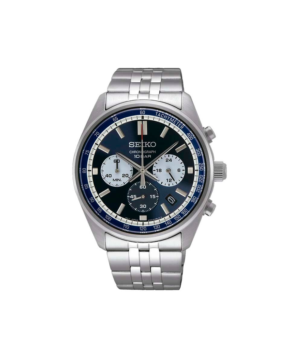Reloj de hombre Neo sports SSB427P1 de acero y correa plateada Plata-1