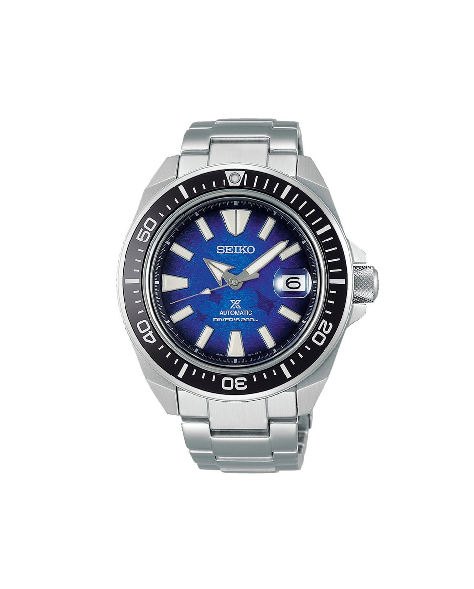 Reloj de hombre Prospex SRPE33K1 automatico de acero y correa plateada Seiko El Corte Ingles