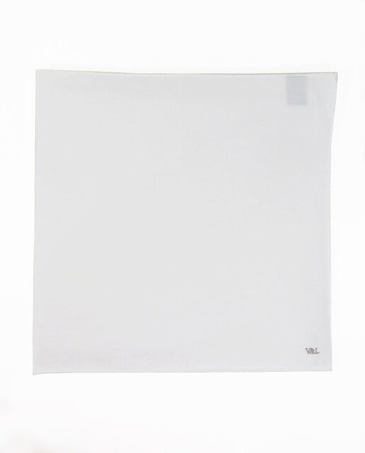 Imagen 0 de Pañuelo algodón color blanco con logo