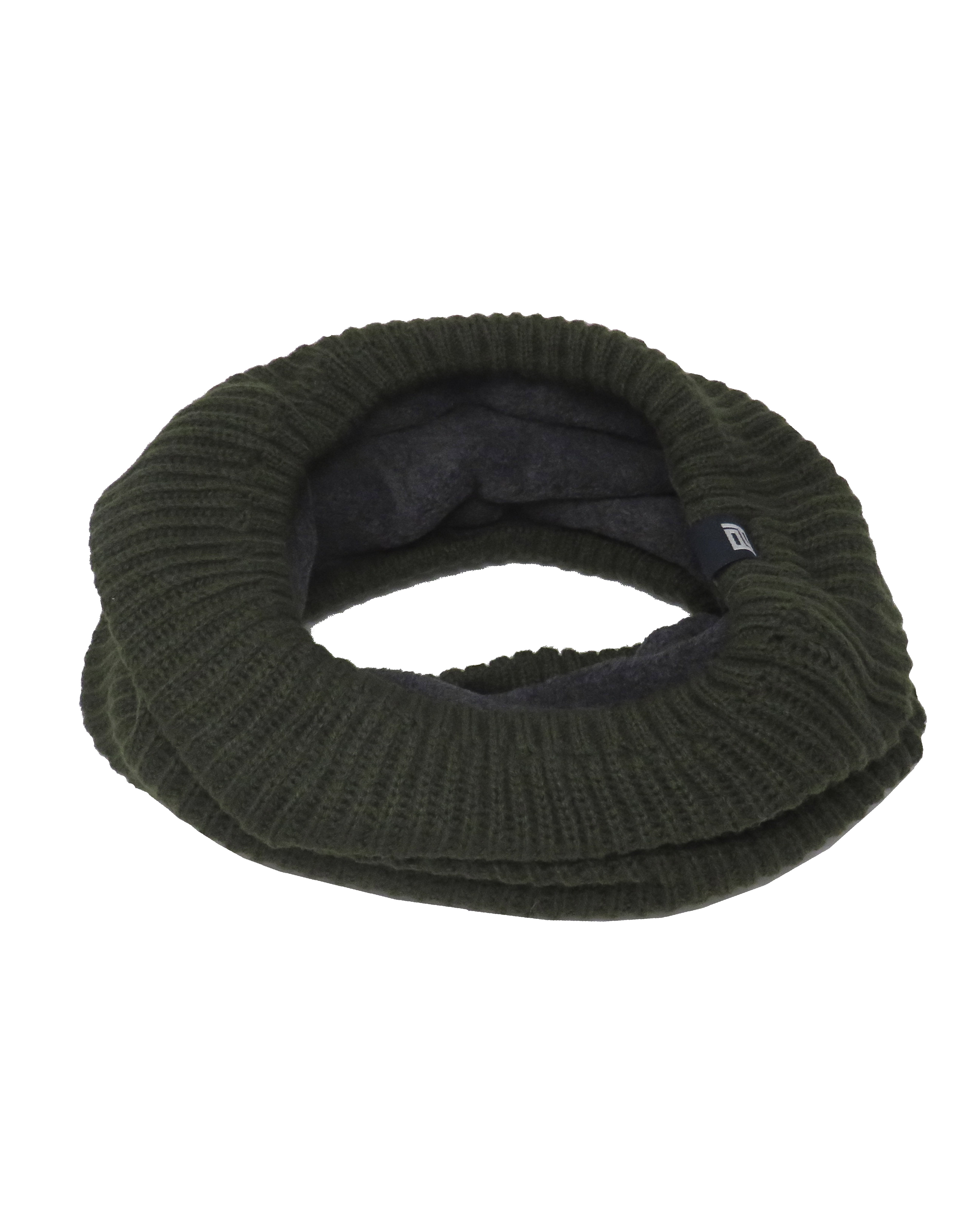 Cuello de hombre liso con forro polar - Pertegaz - Verde oscuro Verde oscuro-2