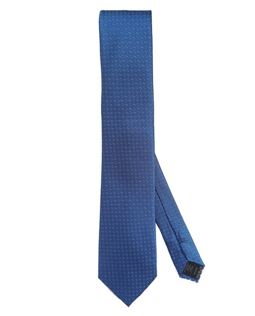 Imagen 0 de Corbata de seda natural color azul
