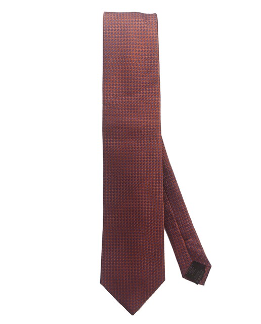 Imagen 0 de Corbata de seda color naranja