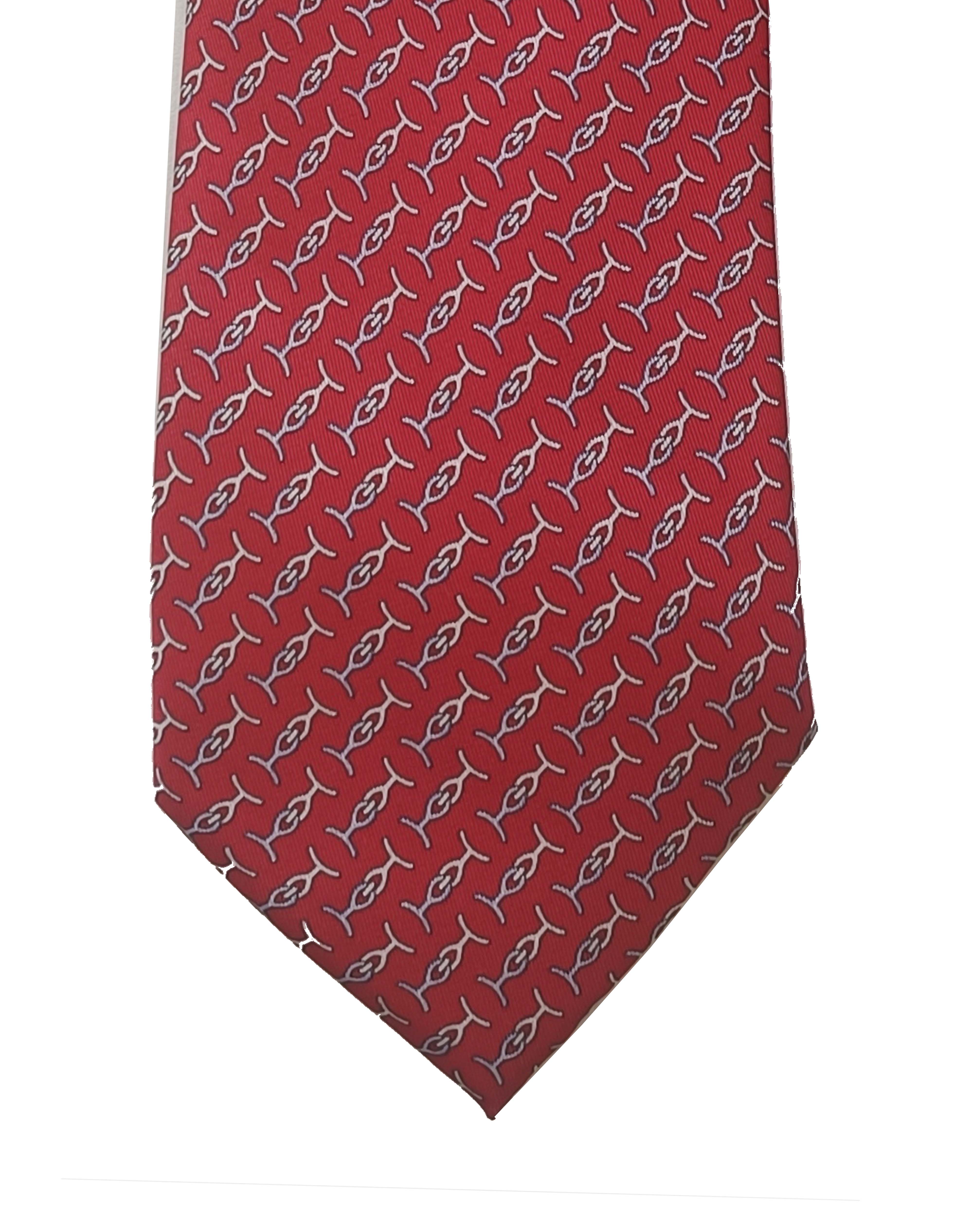 Corbata de seda natural con estampado - Victorio & Lucchino - Cereza Cereza-2