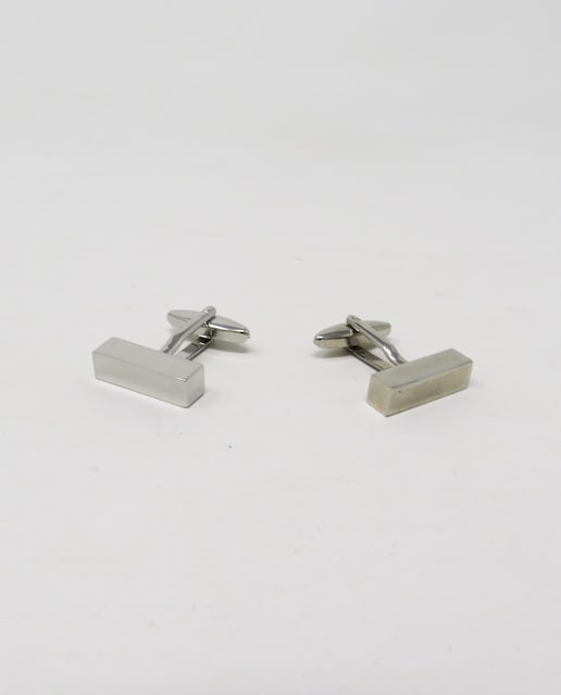 Imagen 0 de Gemelos de hombre de color plata Barra