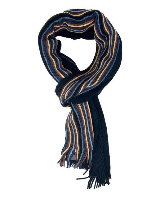 Imagen 0 de Bufanda de hombre de color azul marino