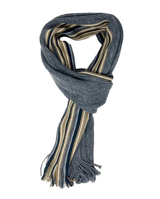 Imagen 0 de Bufanda de hombre de color gris
