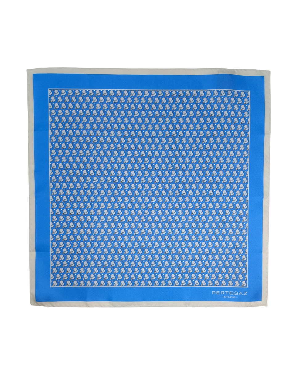 Pañuelo en color azul 30x30 - Pertegaz - Azul celeste Azul celeste-1