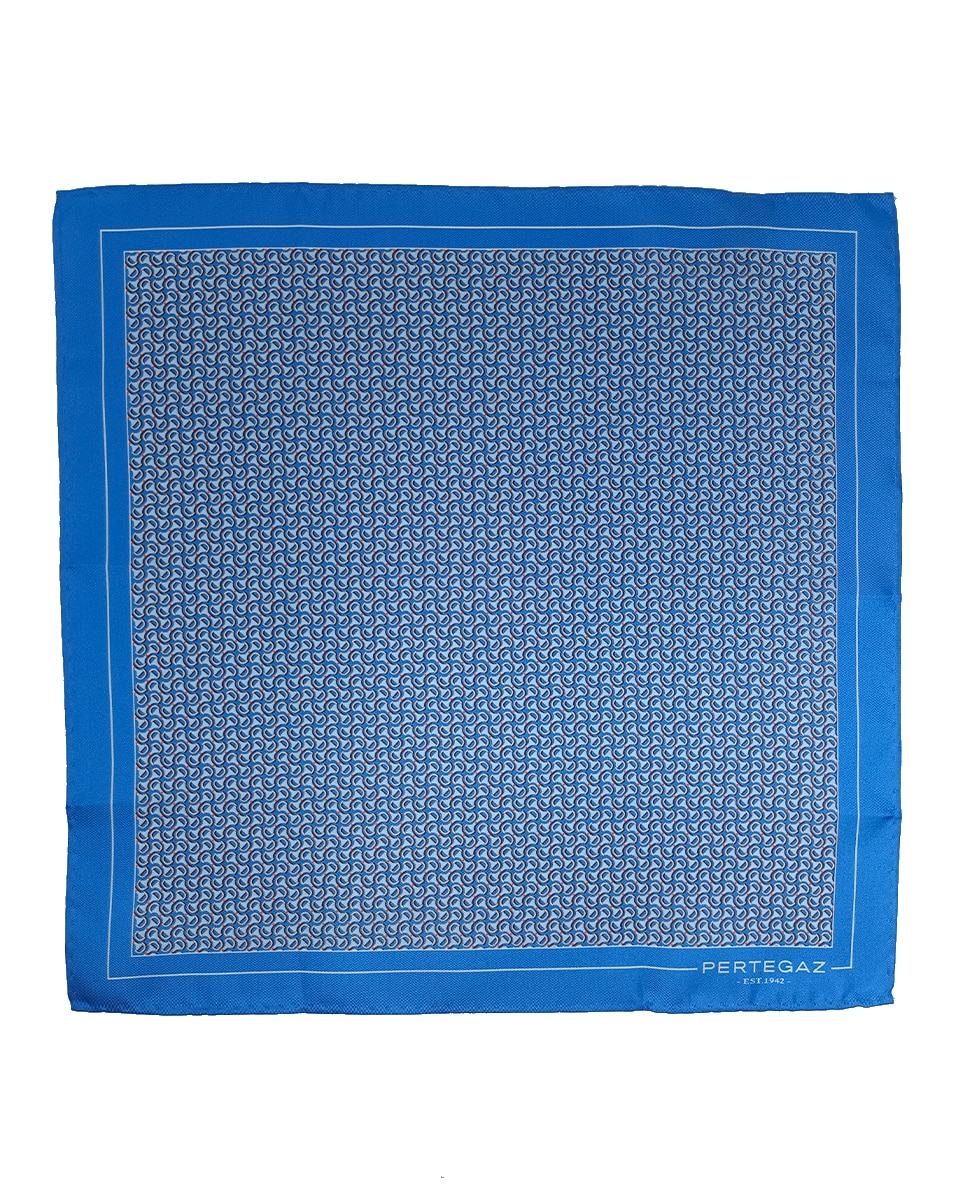 Pañuelo en color azul 30x30 - Pertegaz - Azul Azul-1