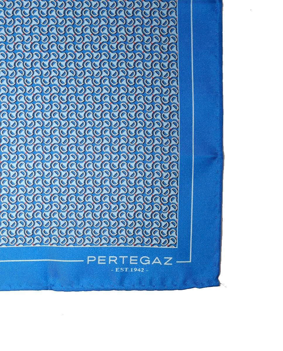 Pañuelo en color azul 30x30 - Pertegaz - Azul Azul-3