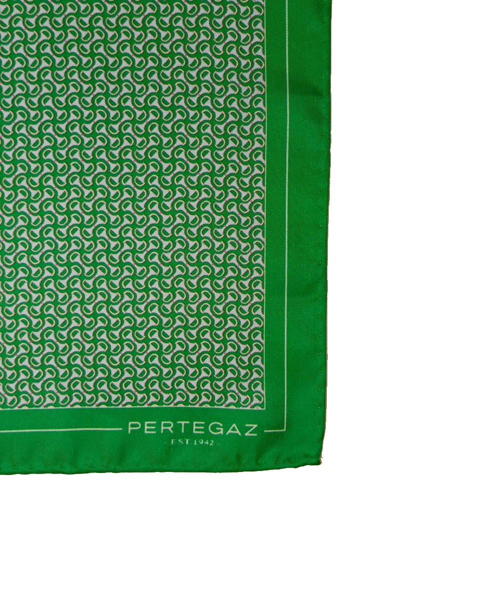 Pañuelo en color verde 30x30 - Pertegaz - Verde Verde-3