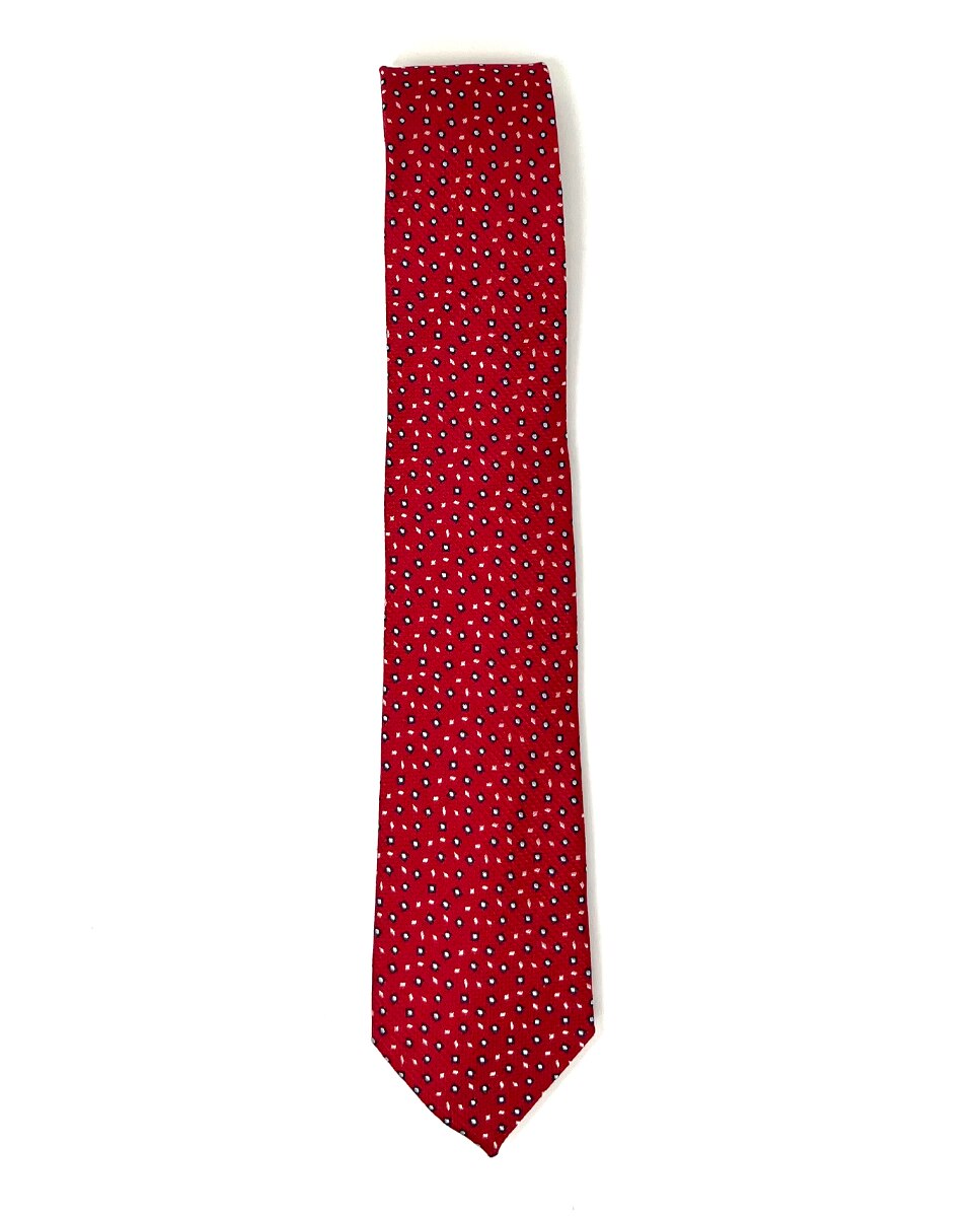 Corbata en color - Pertegaz - Rojo Rojo-1