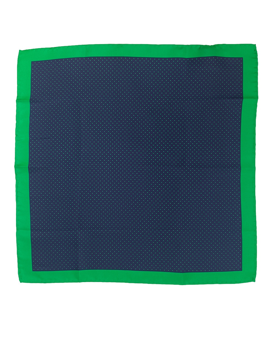 Pañuelo en color azul con verde - Yanko - Azul marino Azul marino-1