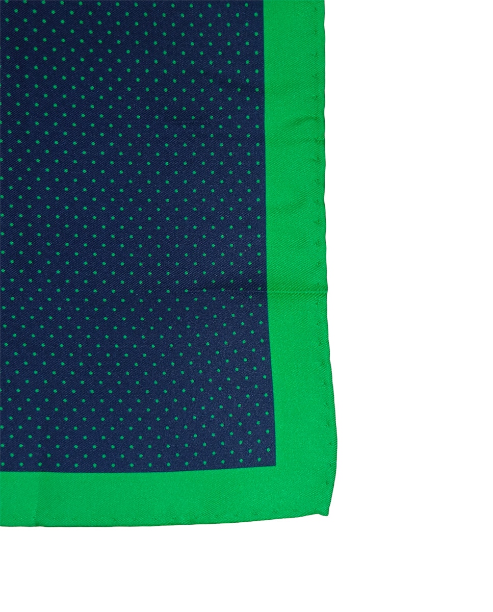 Pañuelo en color azul con verde - Yanko - Azul marino Azul marino-3