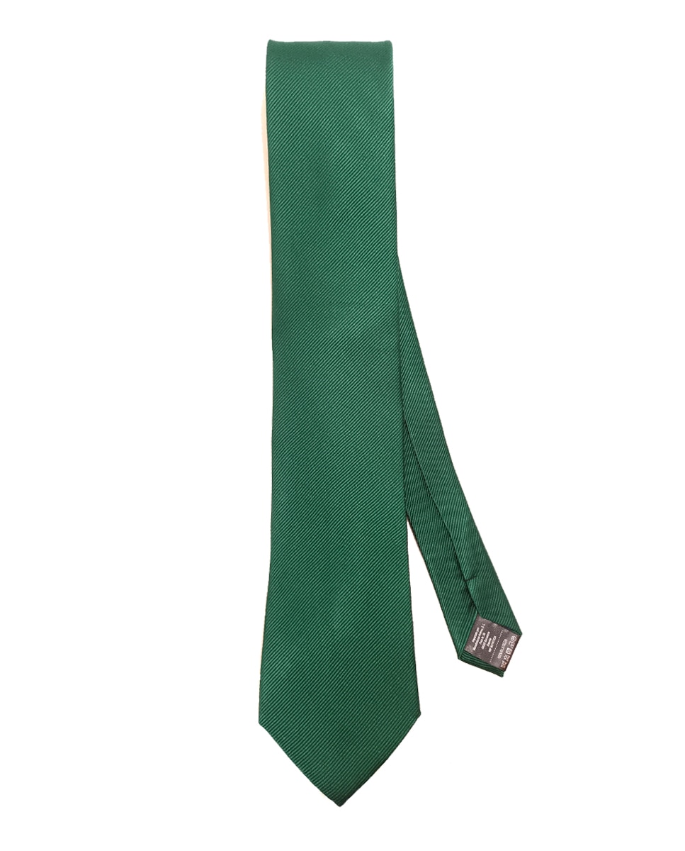 Imagen 0 de Corbata en color verde Verde oscuro