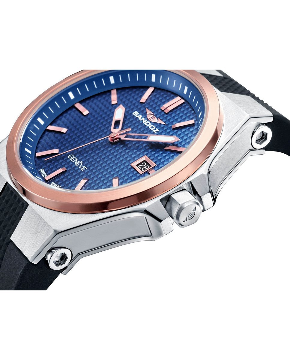 Reloj de hombre con correa de silicona colecci n Caractere