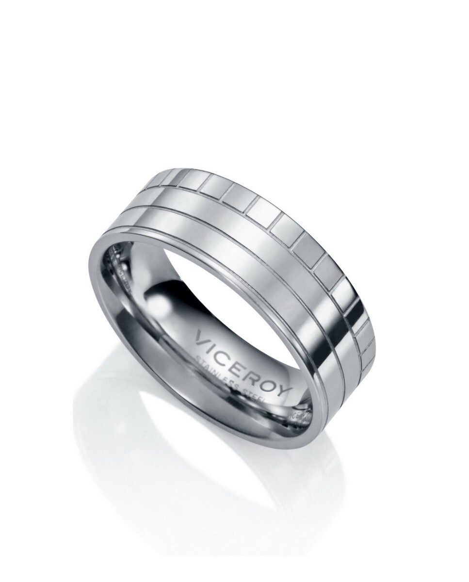 Anillo de hombre Fashion de acero plateado · Viceroy · El Corte Inglés
