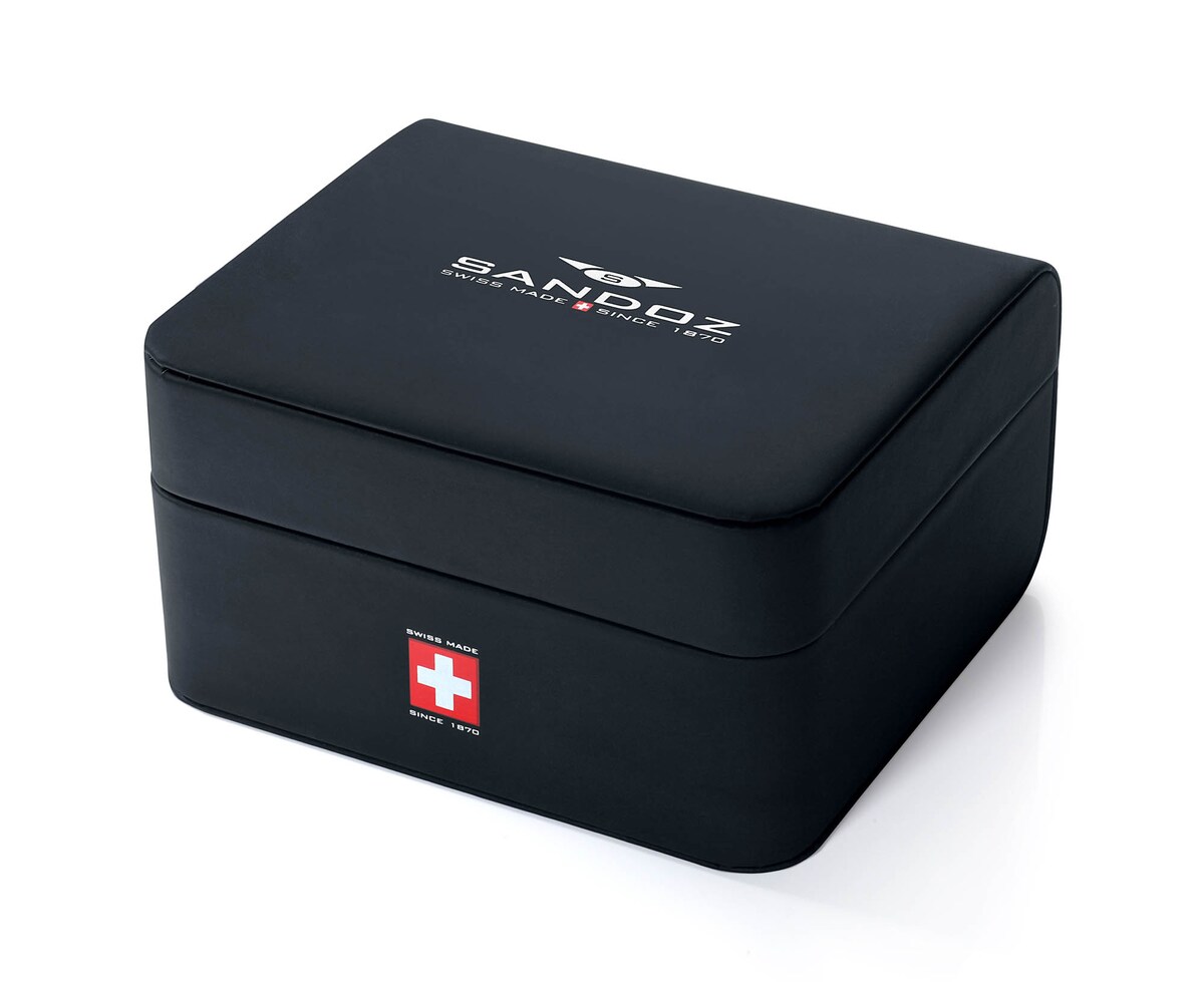 Reloj de hombre agujas con correa de malla milanesa en acero