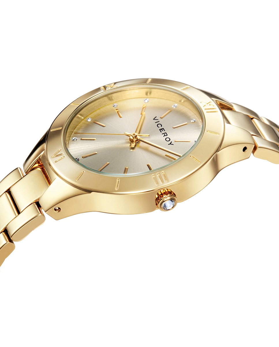 Reloj analógico de mujer chic 3 agujas de acero ip dorada - Viceroy - Dorado Dorado-3