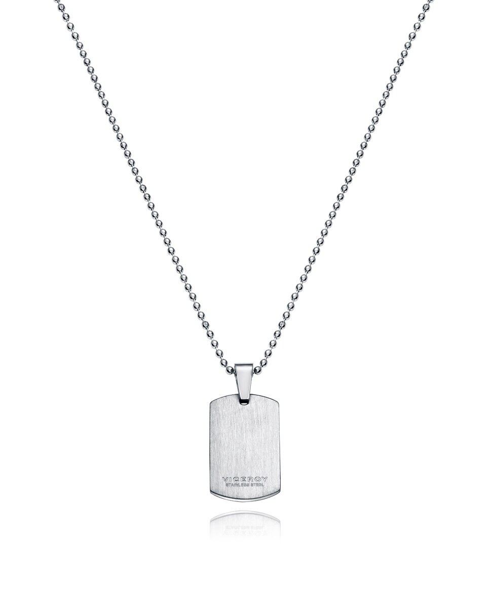 Colgante de hombre air 75102c01000 de acero tipo placa militar - Viceroy - Plata Plata-2