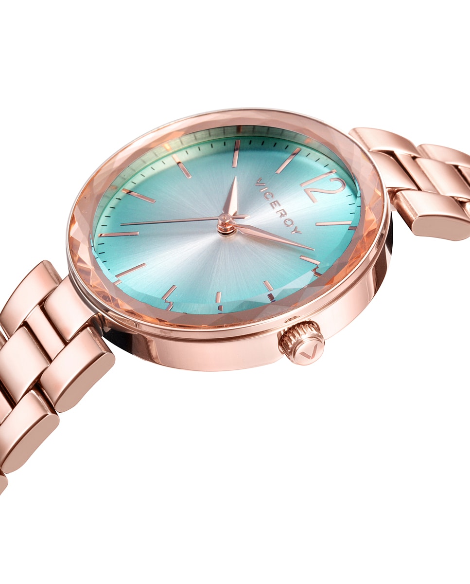 Viceroy Watches Reloj Dorado Reloj Viceroy Mujer Esfera Rosa Reloj