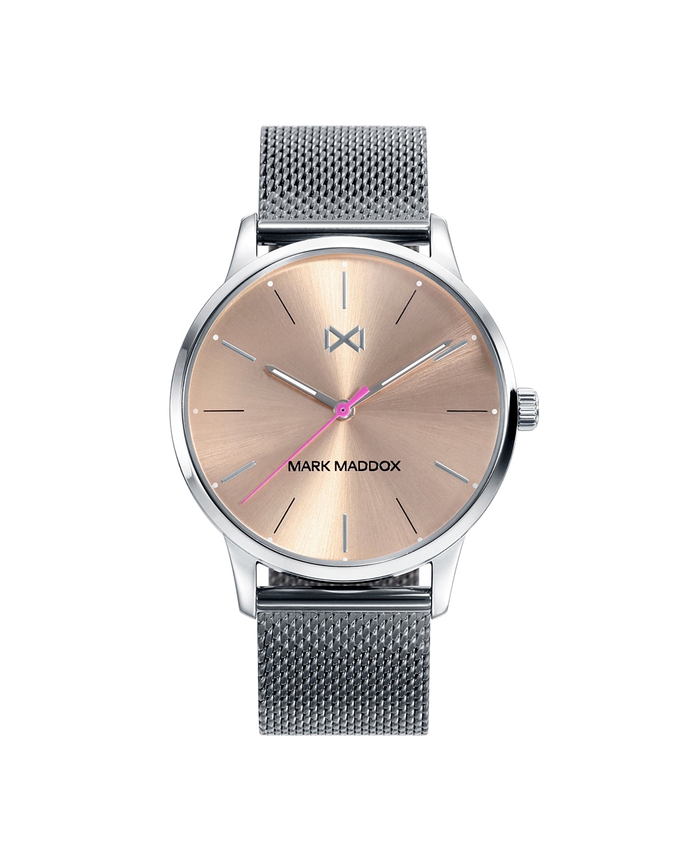 Reloj analógico de mujer northern tres agujas de acero y malla milanesa ...