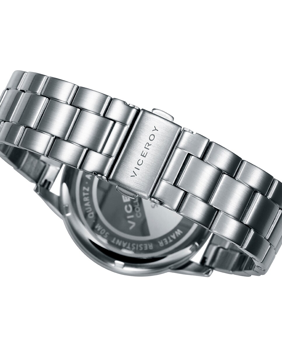 Reloj de hombre Beat multifunción de acero Plata-2