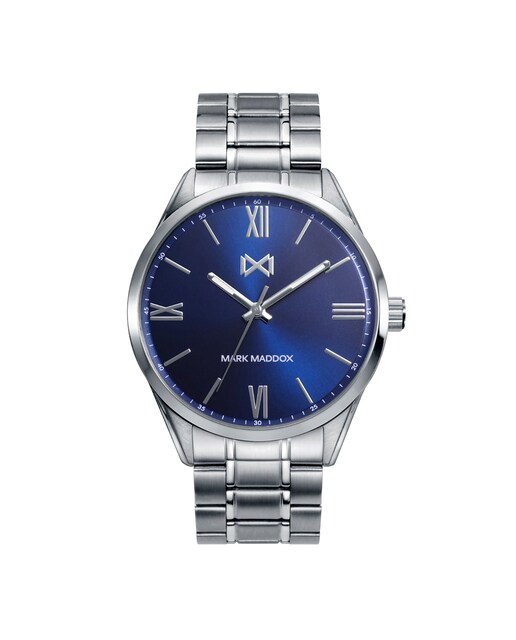 Imagen 0 de Reloj de hombre Marais de acero 3 agujas y brazalete