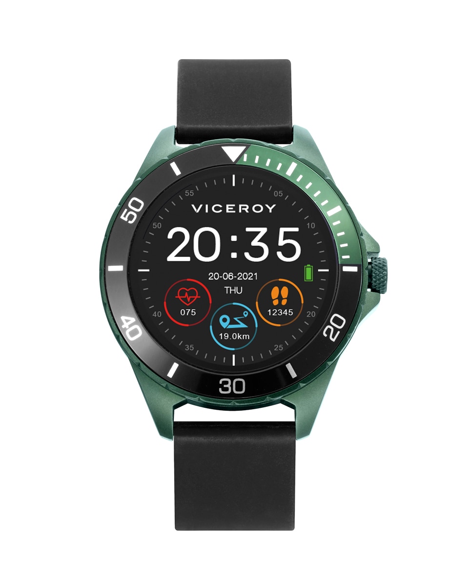 Reloj infantil smartpro con correa de silicona negra y correa adicional con estampado de camuflaje verde - Viceroy - Verde militar Verde militar-4