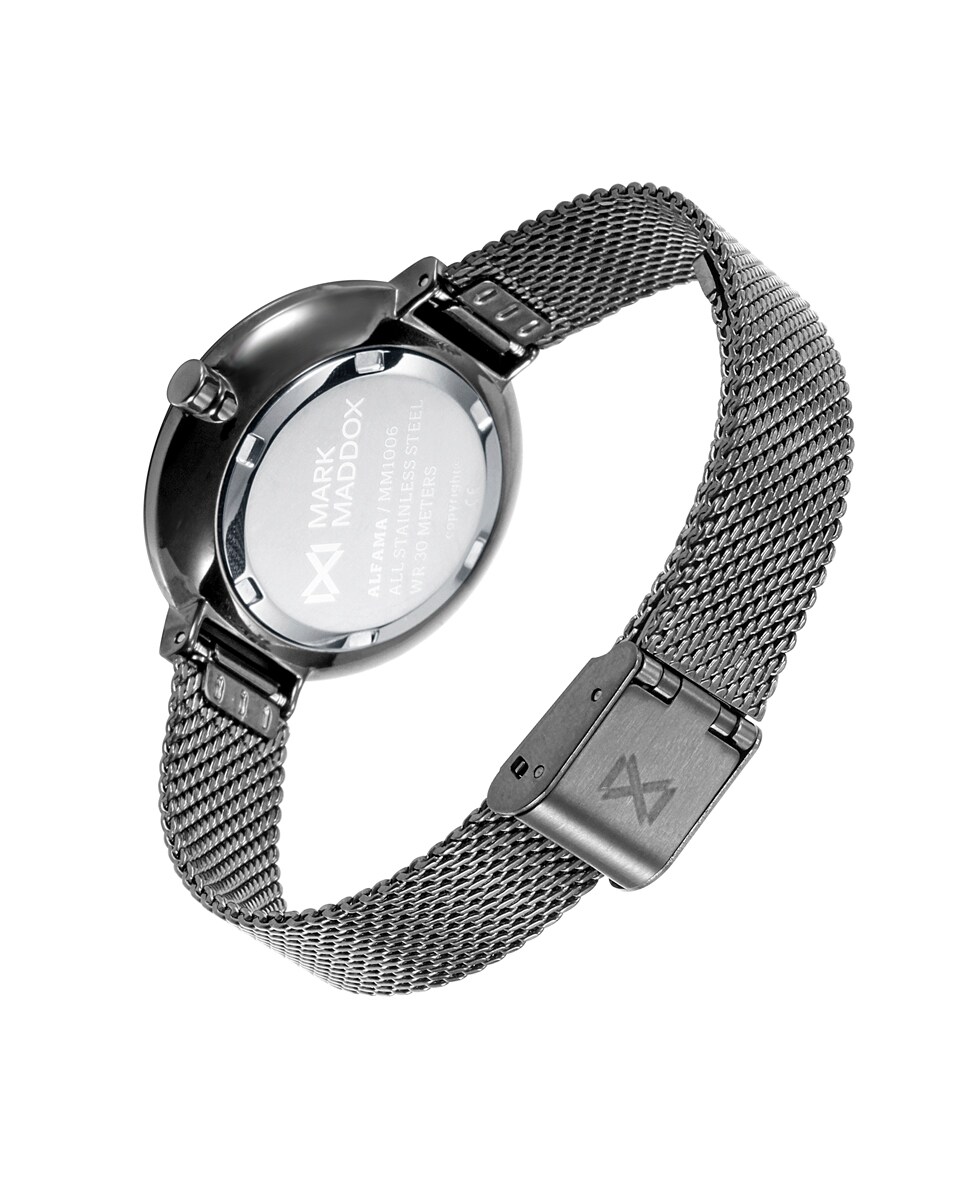 Reloj de mujer Alfama de acero con malla milanesa en color gris