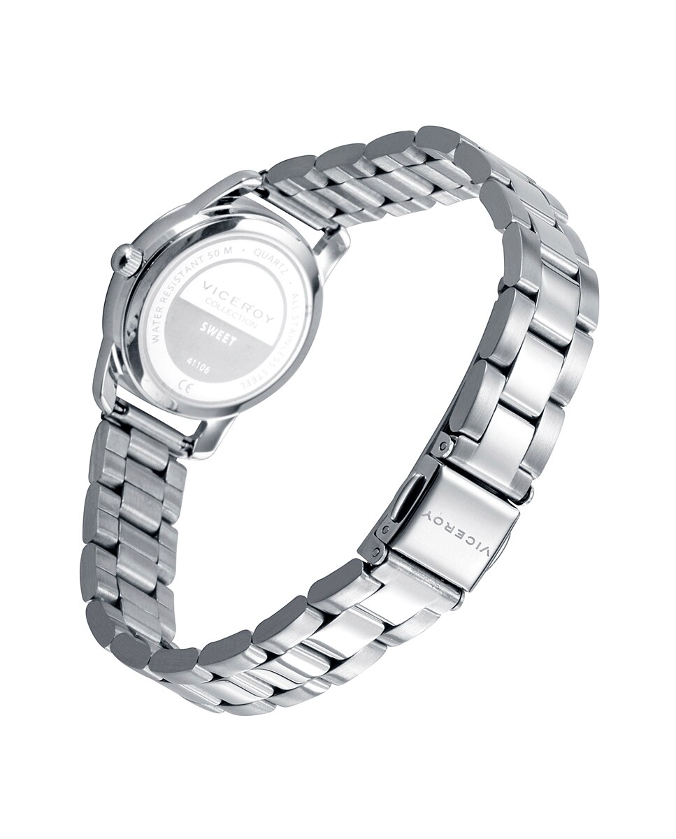Reloj infantil sweet de reloj y pendientes de plata de ley - Viceroy - Plata / Rosa Plata / Rosa-2