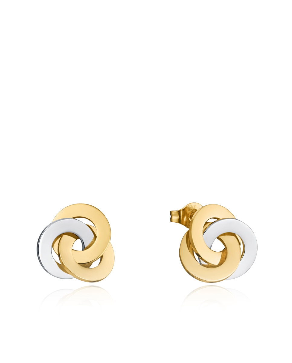 Pendientes chic en acero ip dorado de aros entrelazados - Viceroy - Oro / Plata Oro / Plata-1