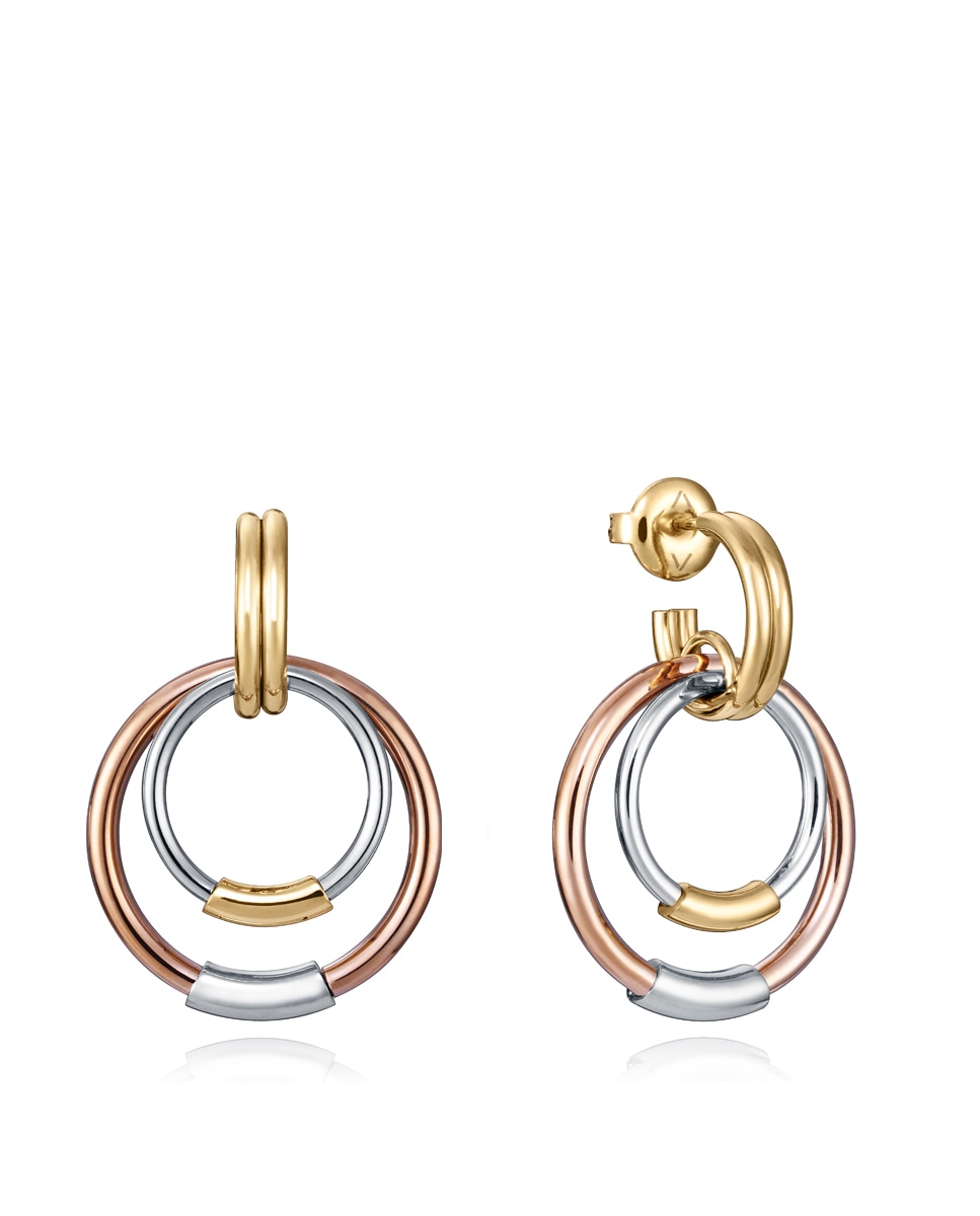 Pendientes air de acero en ip dorado e ip rosa - Viceroy - Multicolor Multicolor-1