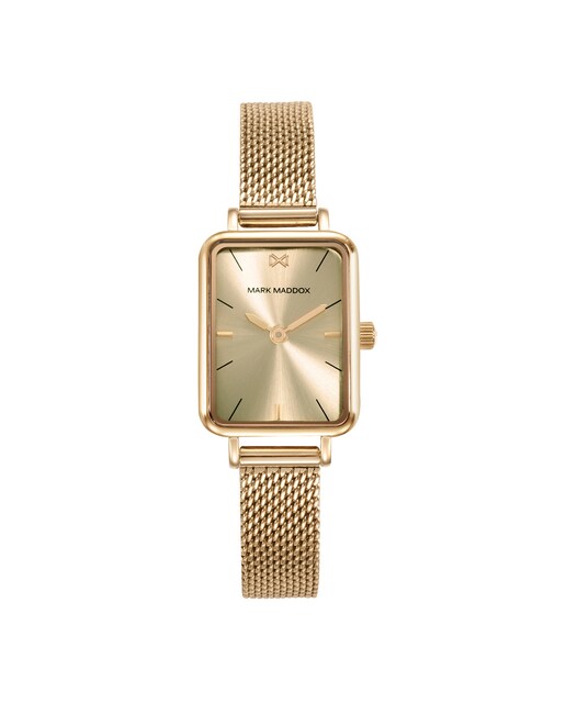 Imagen 0 de Reloj de mujer Alfama caja de acero Ip dorado con malla milanesa de acero