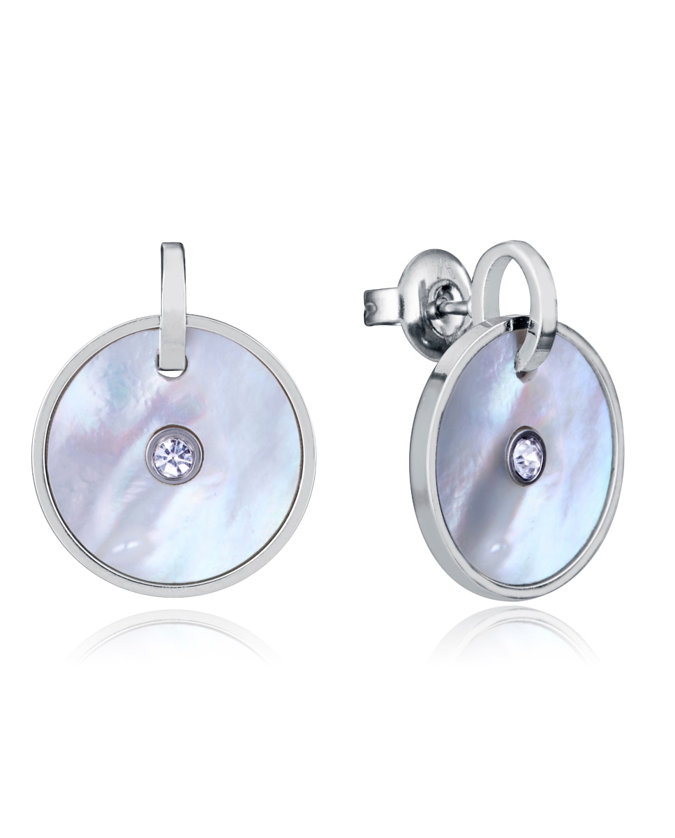 Pendientes de mujer chic de acero y colgante - Viceroy - Plateado Plateado-1