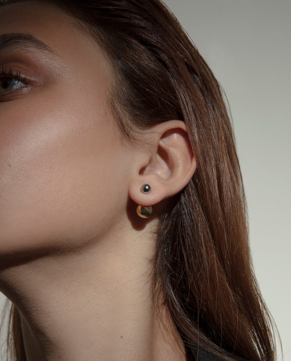 Pendientes de air mujer de acero con forma de bola - Viceroy - Plateado Plateado-2