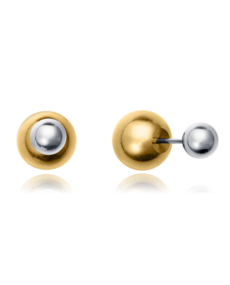 Pendientes de air mujer de acero con forma de bola - Viceroy - Oro / Plata Oro / Plata-1