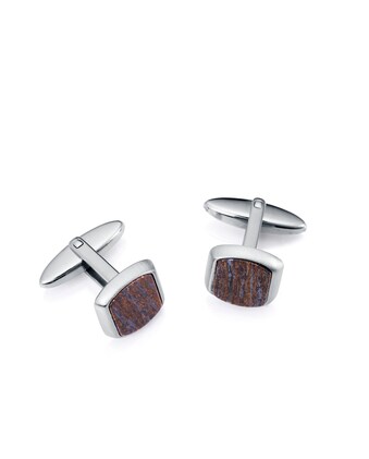 Gemelos Magnum de acero con piedra natural · Viceroy · El Corte