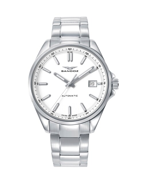 Imagen 0 de Reloj de hombre ccon caja y brazalete de acero