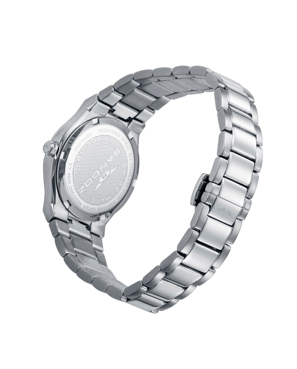 Reloj de mujer con caja y brazalete de acero - Sandoz - Plateado Plateado-2