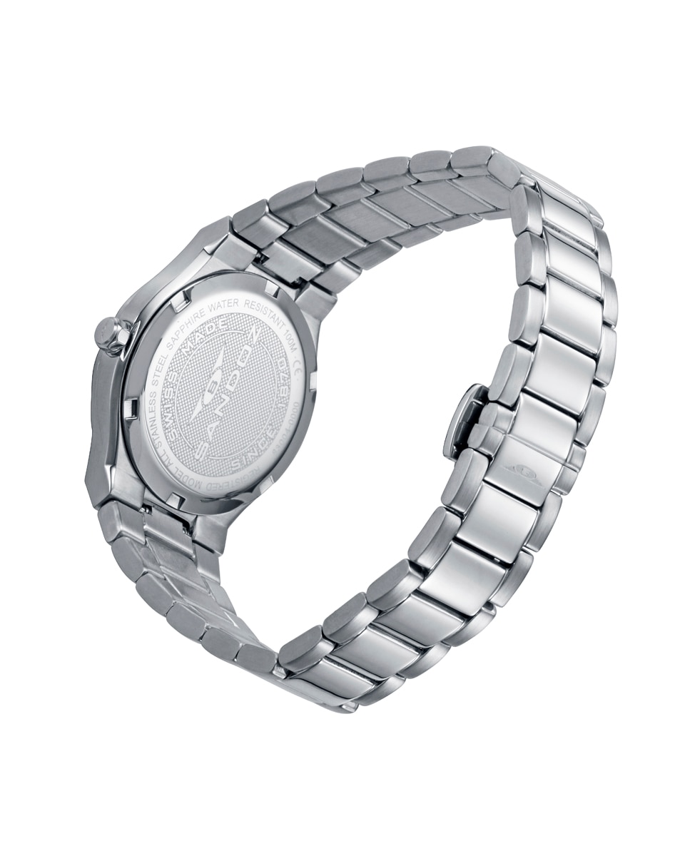 Reloj de mujer con caja y brazalete de acero - Sandoz - Plateado Plateado-2
