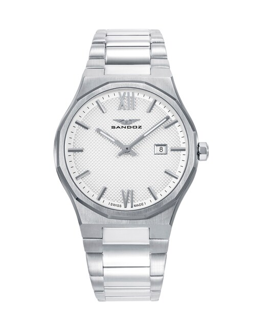 Imagen 0 de Reloj de hombre ccon caja y brazalete de acero