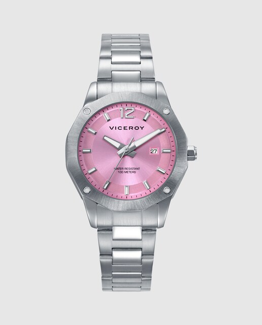 Imagen 0 de Reloj de hombre  con caja y brazalete de acero