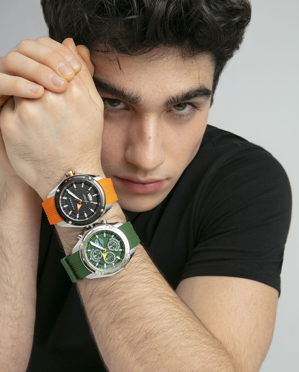Reloj analógico de hombre heat con caja bitono de acero e ip negro y brazalete de acero - Viceroy - Negro Negro-4