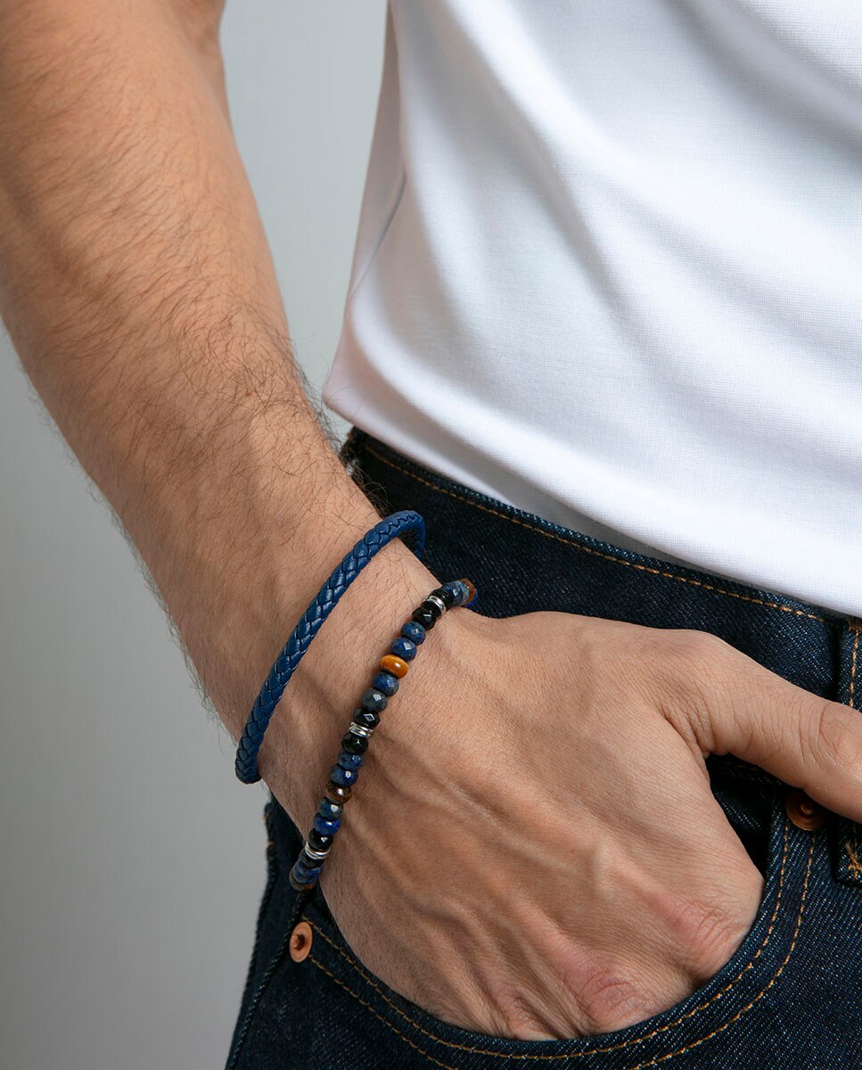 Pulsera de hombre de acero con piedras naturales · Viceroy · El