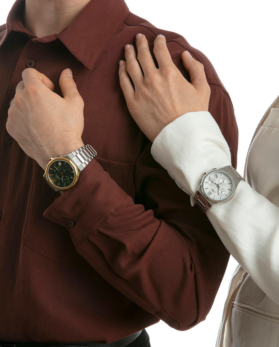 Reloj de hombre con caja y brazalete de acero - Sandoz - Plateado Plateado-9