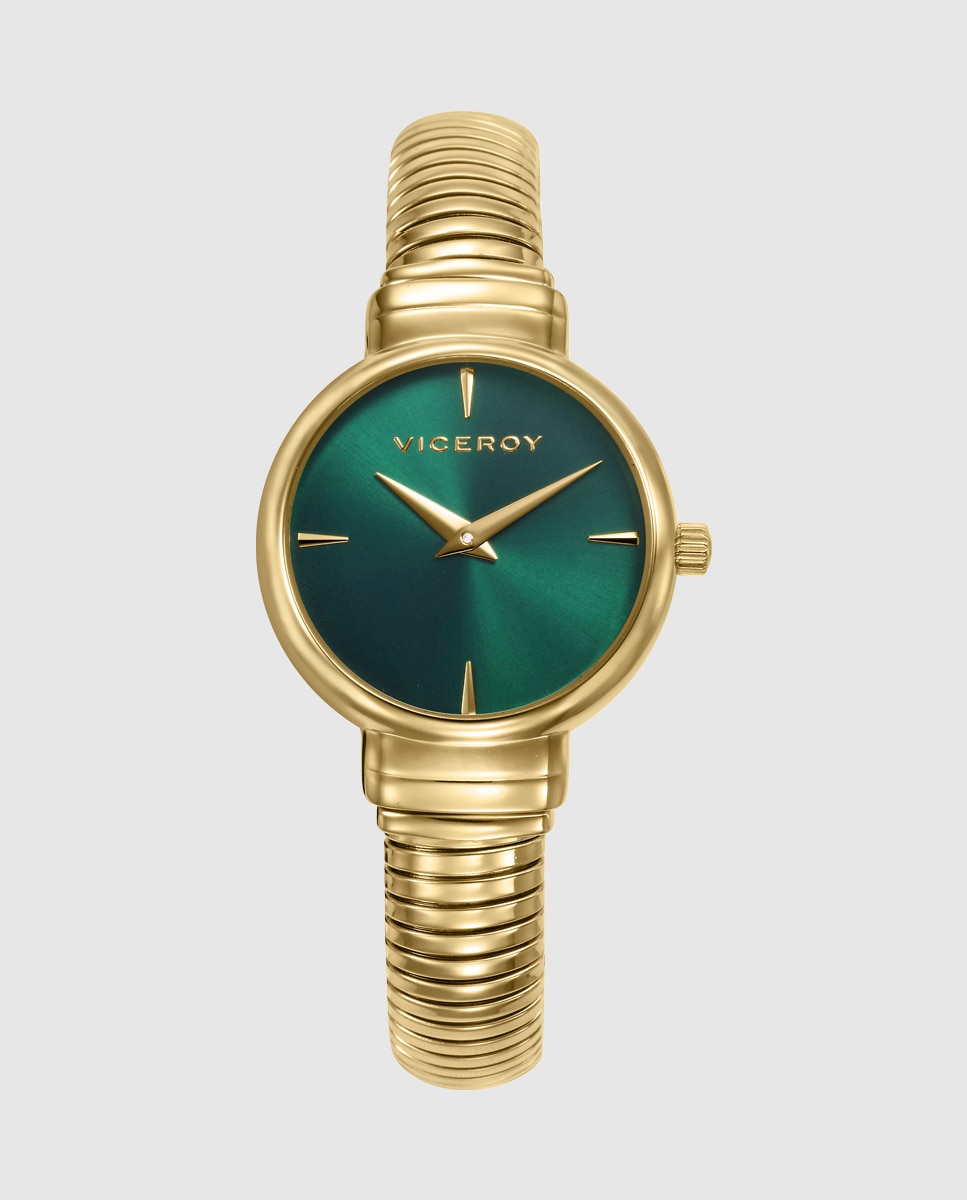 Reloj analógico de mujer con caja y brazalete de acero ip - Viceroy - Dorado Dorado-1