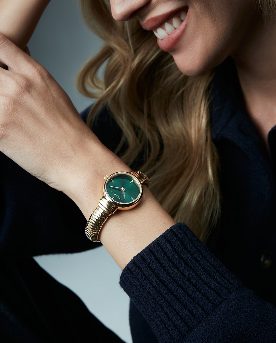 Reloj analógico de mujer con caja y brazalete de acero ip - Viceroy - Dorado Dorado-3